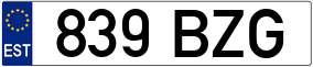 Truck License Plate